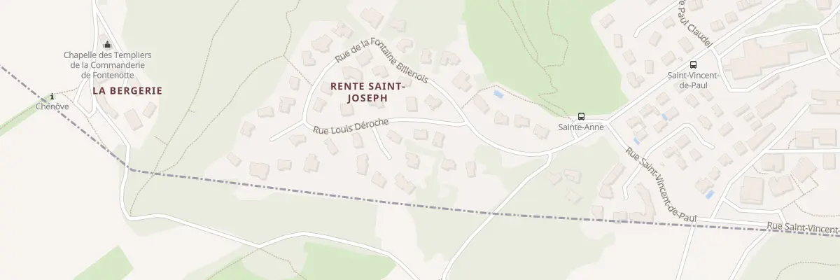 Plan du 3 Rue Louis Deroche à Dijon