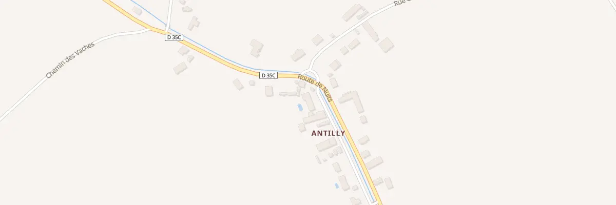 Plan du 2 Rue d’Antilly à Argilly