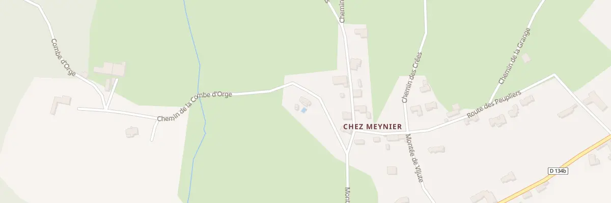 Plan du 143 Che de Combe d’Orge à Moissieu-sur-Dolon