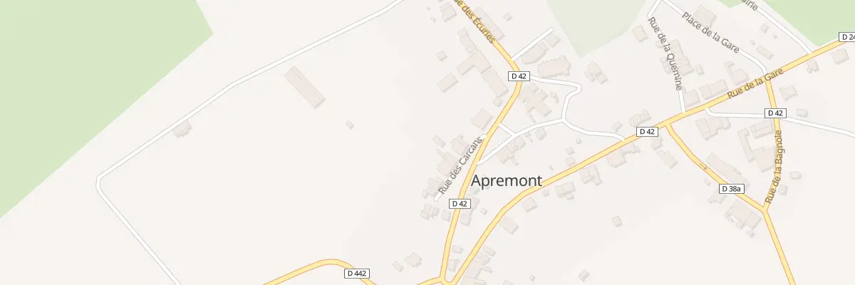 Plan du 6 Rue des Carcans à Apremont