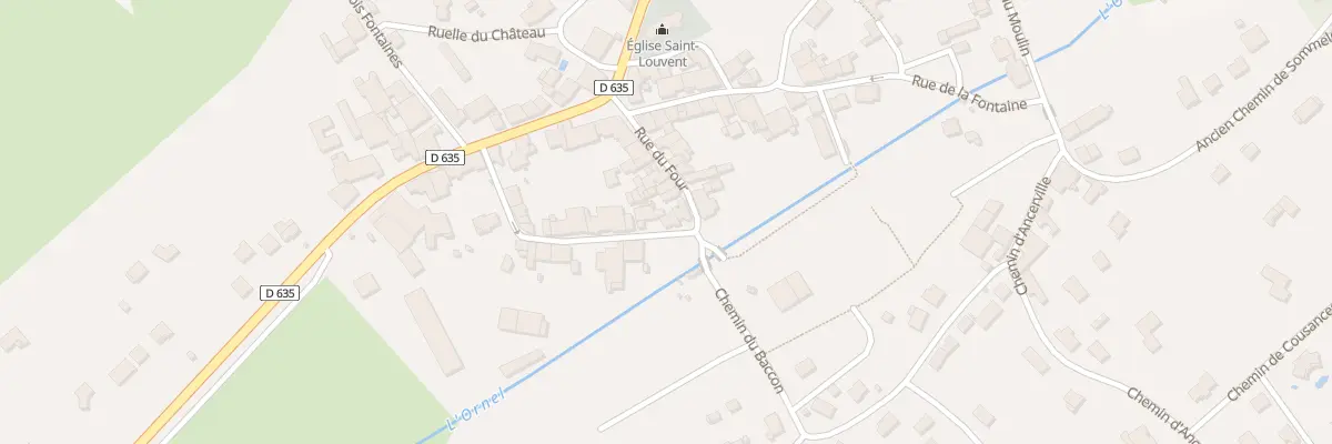 Plan du 11 Rue du Rachat à Chancenay