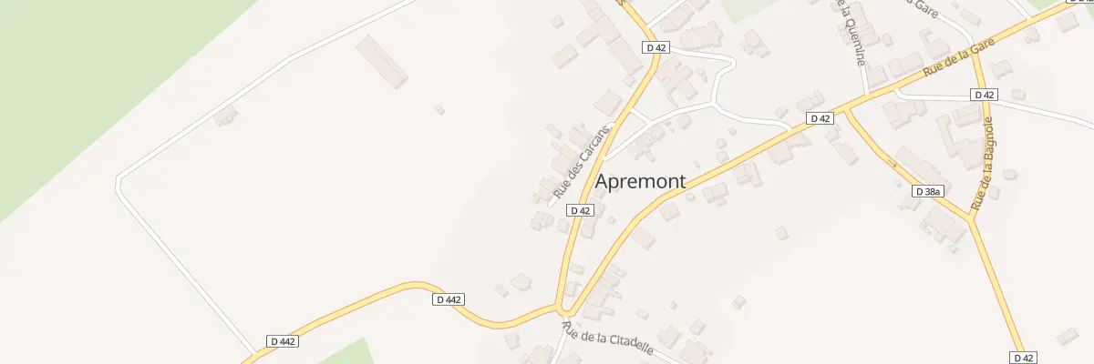 Plan du 10 Rue des Carcans à Apremont