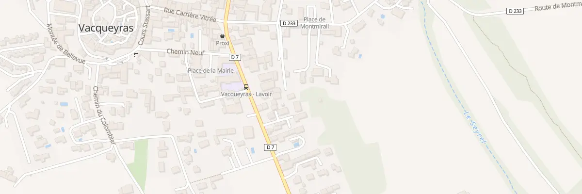 Plan du 200 Rte de Montmirail à Vacqueyras