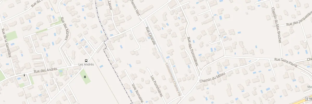 Plan du 1619 Rue Centrale à Beynost