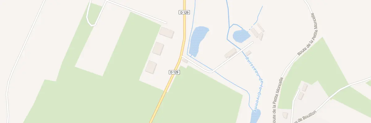 Plan du 3 La Ramorie sur la Moncelle à Bazeilles