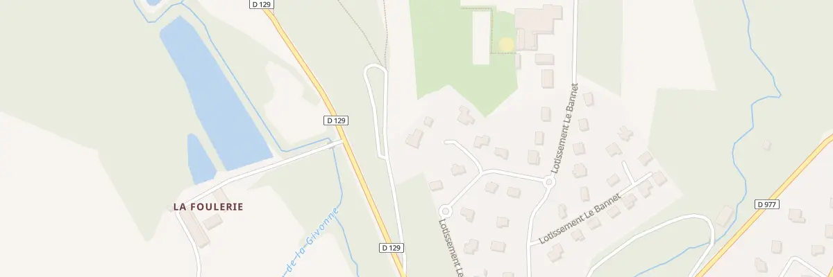 Plan du 22 Lot le Bannet à Givonne