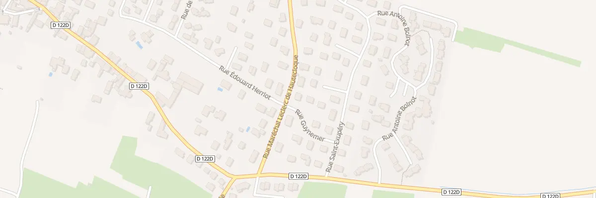 Plan du 10 Rue Mal Leclerc de Hautecloque à Couchey