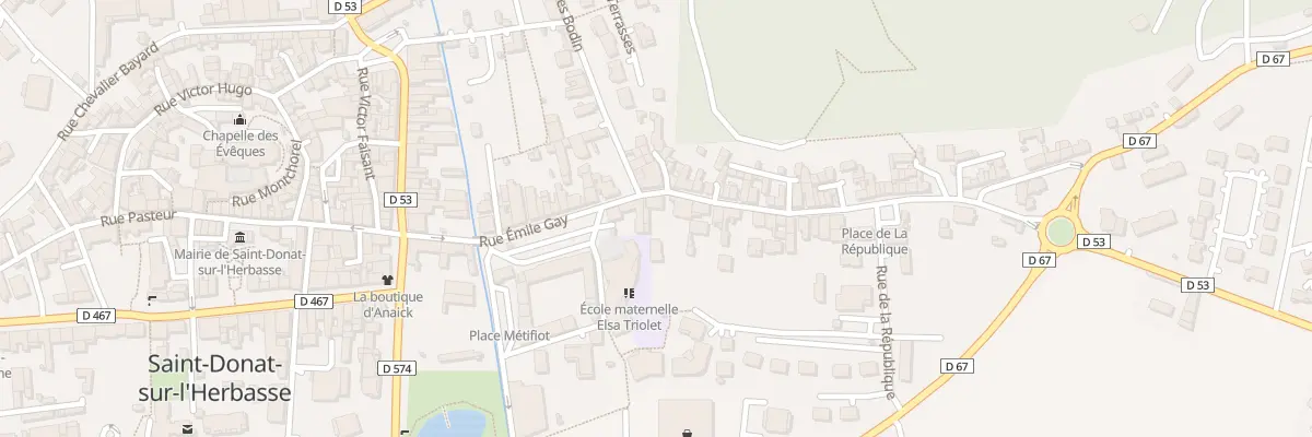 Plan du 4 Rue des Balmes à Saint-Donat-sur-l’Herbasse