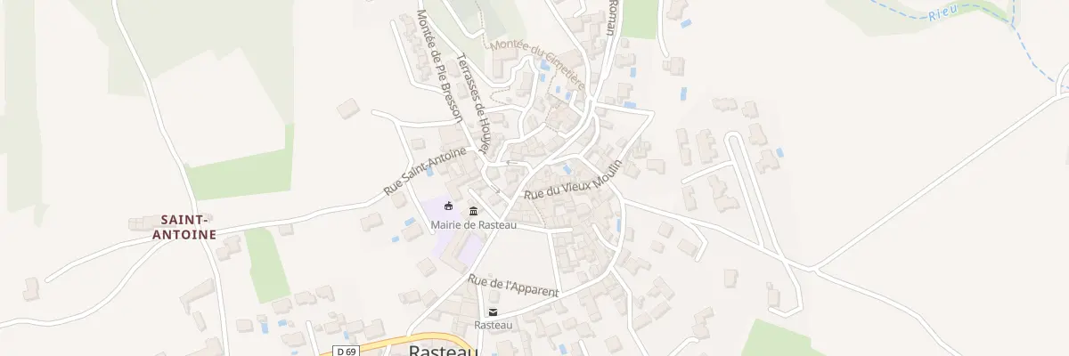 Plan du 5171 Le Village à Rasteau