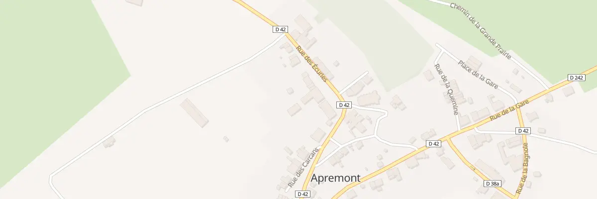 Plan du 5017 Rue des Ecuries à Apremont