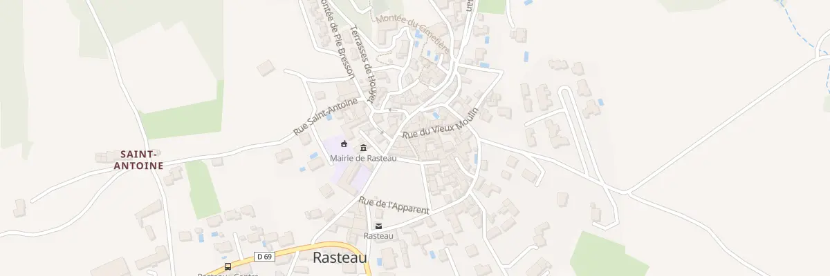 Plan du 5197 Le Village à Rasteau