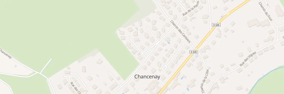 Plan du 10 Che du Chateau à Chancenay