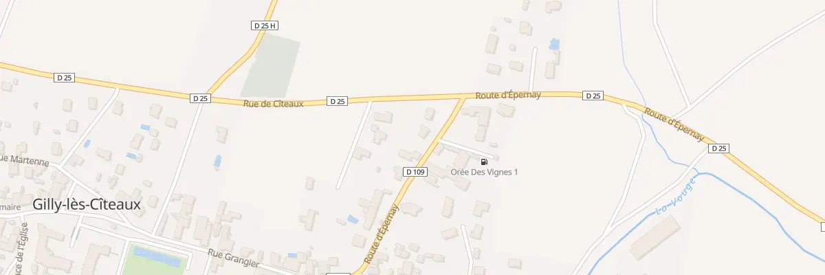 Plan du 13 Rte d’Epernay à Gilly-lès-Cîteaux