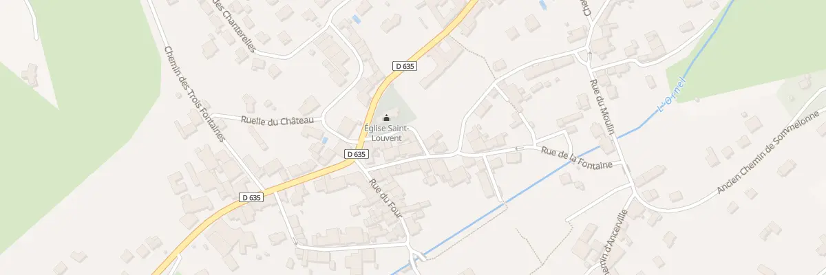 Plan du 1 Rue des Moineaux à Chancenay