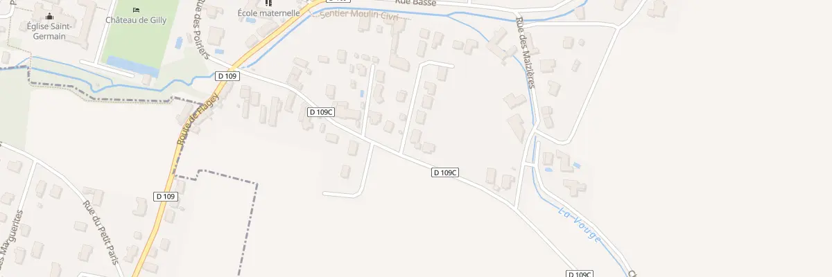 Plan du 15 Rte de Saint-Bernard à Gilly-lès-Cîteaux