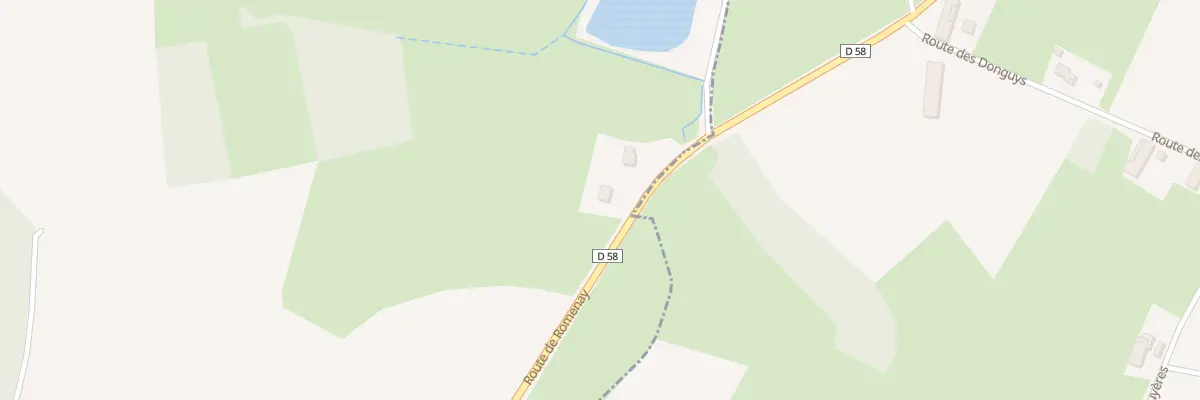 Plan du 100 Rte de Romenay à Saint-Bénigne