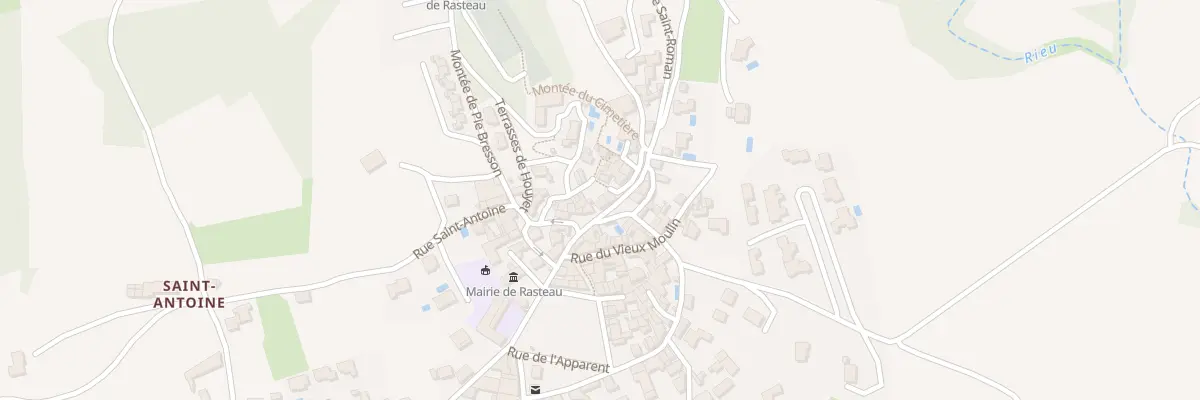 Plan du 5216 Le Village à Rasteau