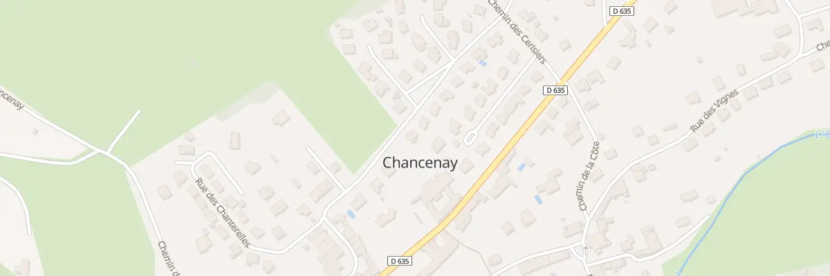 Plan du 15 Che du Chateau à Chancenay