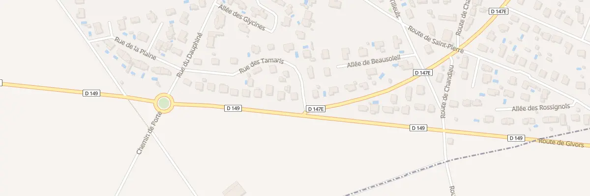 Plan du 18 Rue des Tamaris à Toussieu