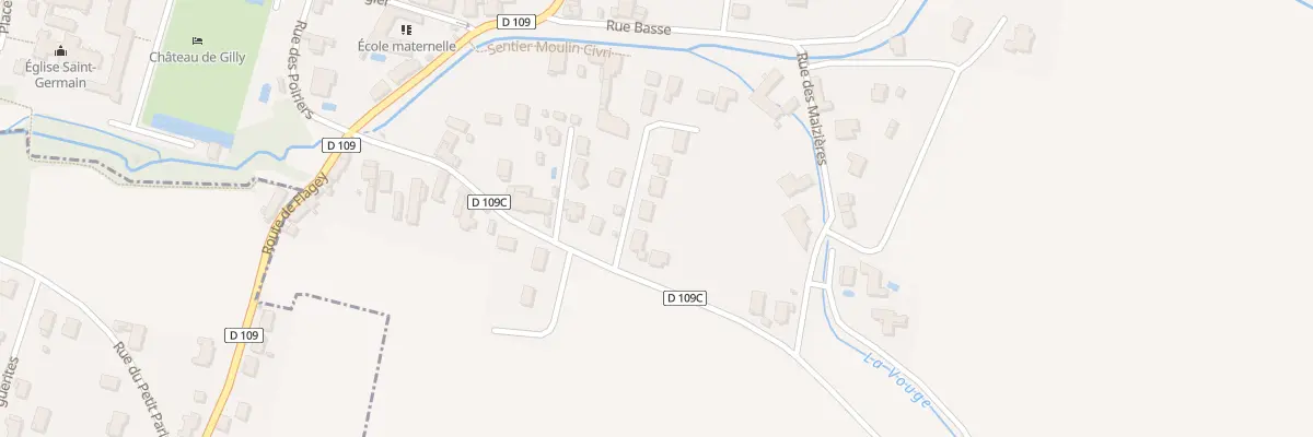 Plan du 2 Imp des Tanneries à Gilly-lès-Cîteaux