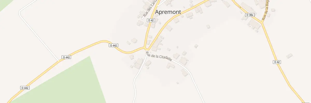 Plan du 2 Rue de Dessous Les Mais à Apremont