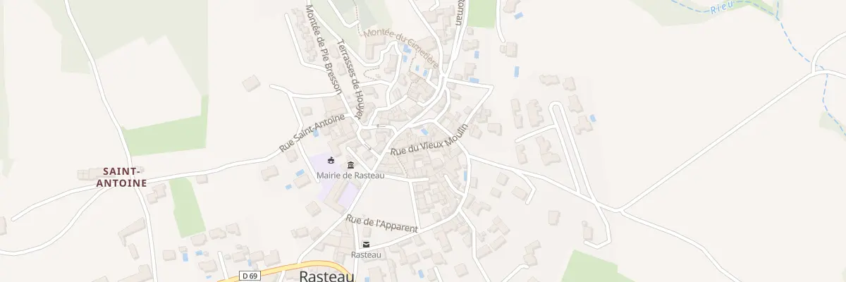 Plan du 5 Rue du Vieux Moulin à Rasteau