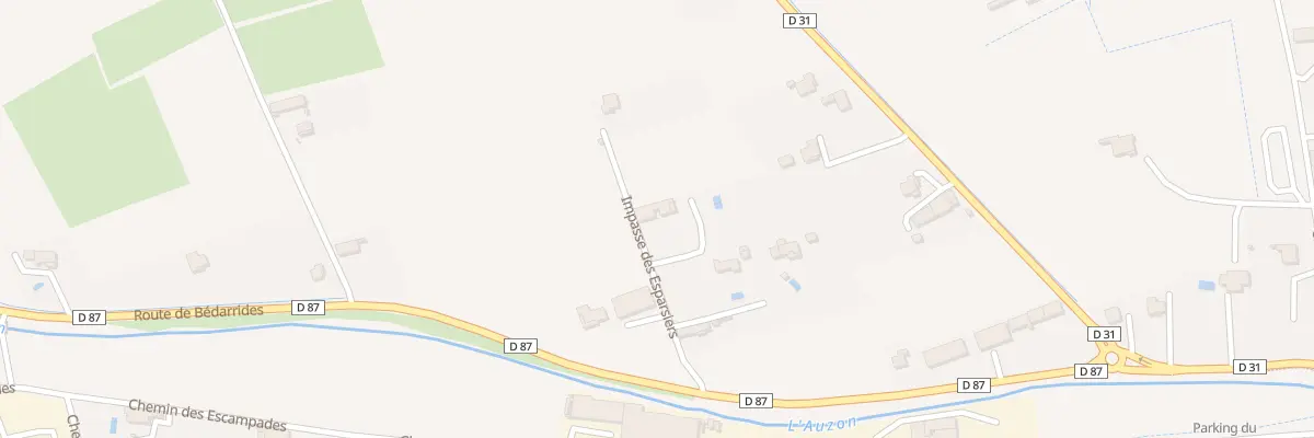 Plan du 128 Imp des Esparsiers à Monteux
