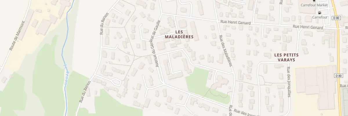 Plan du 48 Rue Anne Marie Crollet à Vonnas
