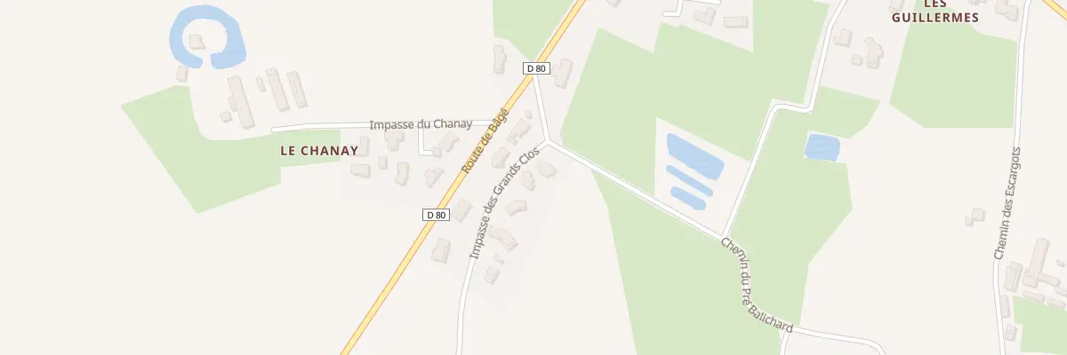 Plan du 15 Imp des Grands Clos à Bâgé-Dommartin