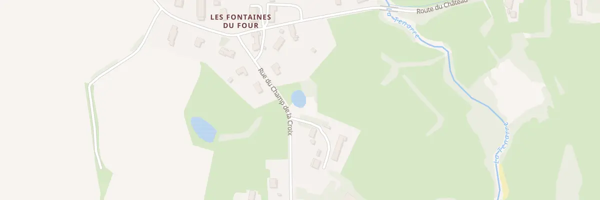 Plan du 8 Rue du Champ de la Croix à Baudrières