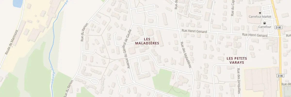Plan du 69 Rue Anne Marie Crollet à Vonnas