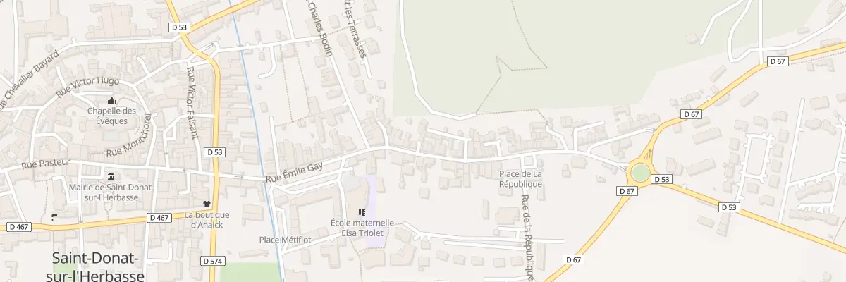 Plan du 19 Rue des Balmes à Saint-Donat-sur-l’Herbasse