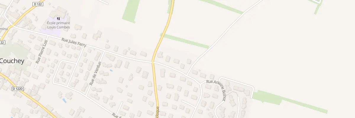 Plan du 30 Rue Saint Exupery à Couchey