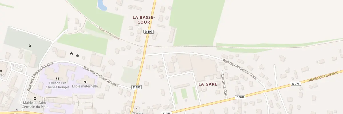 Plan du 4 Rue du Champ de Foire à Saint-Germain-du-Plain