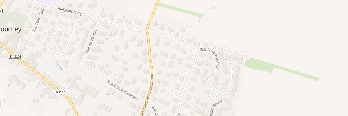 Plan du 4 Rue des Verchères à Couchey