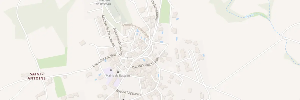 Plan du 5178 Le Village à Rasteau