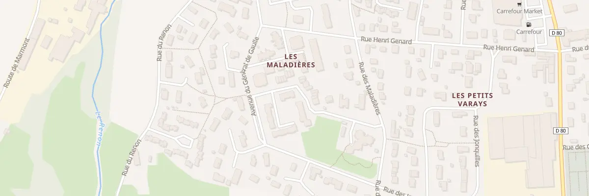 Plan du 124 Rue Anne Marie Crollet à Vonnas