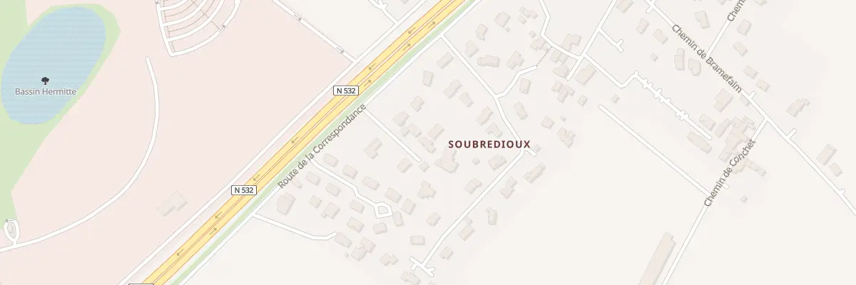 Plan du 1027 Soubredioux à Alixan