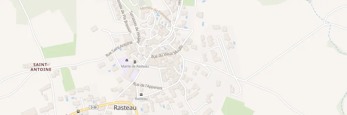 Plan du 8 Rue du Vieux Moulin à Rasteau