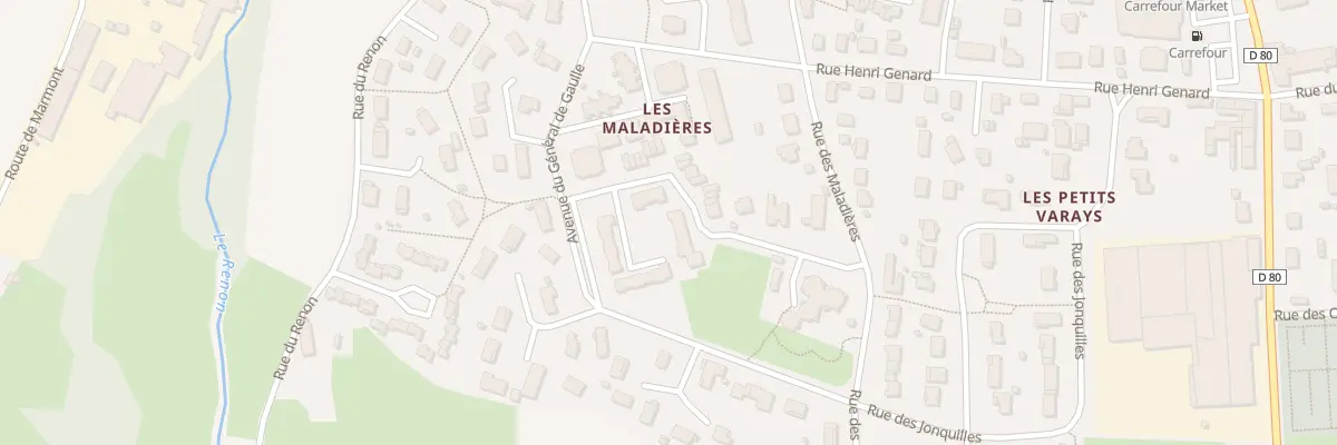 Plan du 142 Rue Anne Marie Crollet à Vonnas