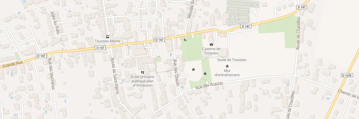 Plan du 9 Rue des Tilleuls à Toussieu