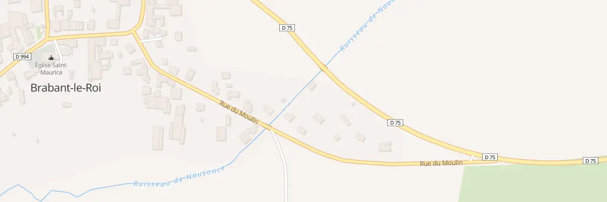 Plan du 17 Rue du Moulin à Brabant-le-Roi