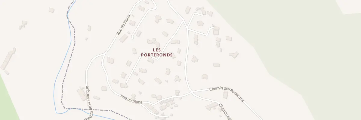 Plan du 5218 Les Porteronds à Divajeu