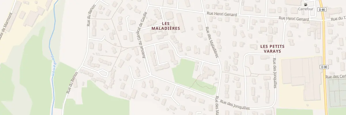 Plan du 54 Rue Anne Marie Crollet à Vonnas