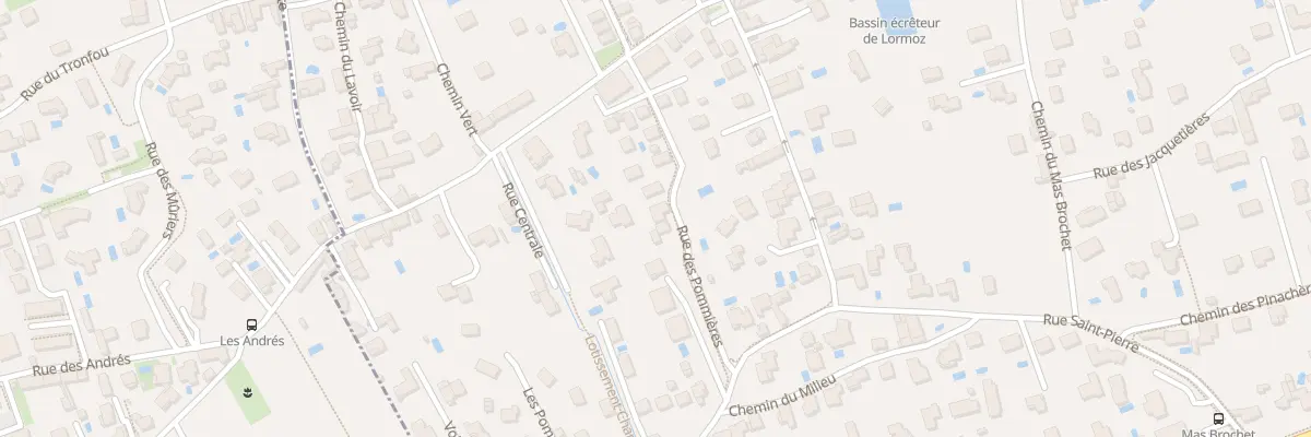 Plan du 128 Lot Les Pommieres à Beynost