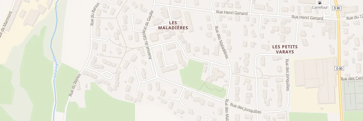 Plan du 154 Rue Anne Marie Crollet à Vonnas