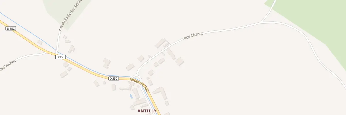 Plan du 8 Rue Chanot à Argilly