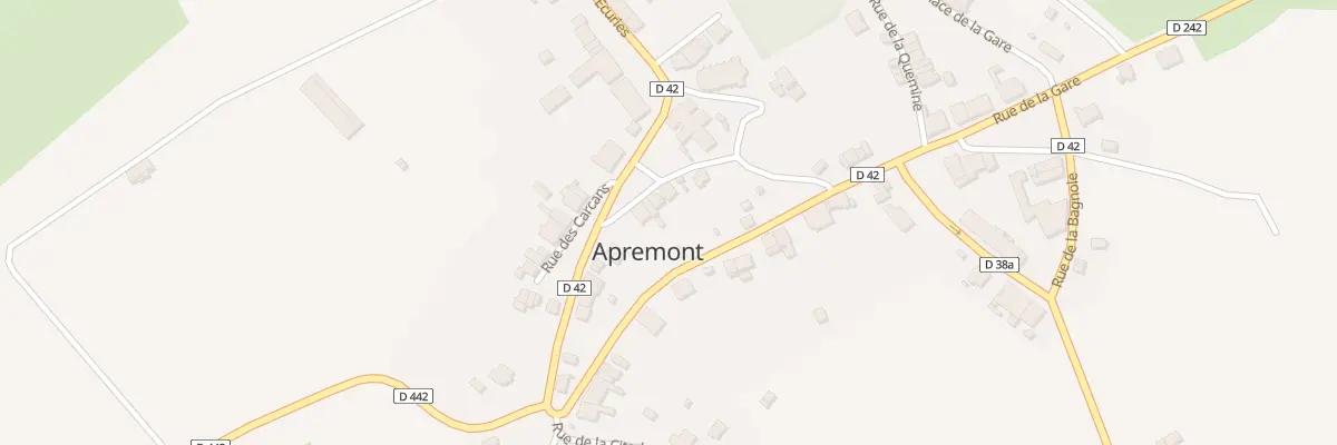 Plan du 6 Rue du Presbytere à Apremont