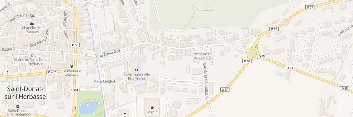 Plan du 16T Rue des Balmes à Saint-Donat-sur-l’Herbasse