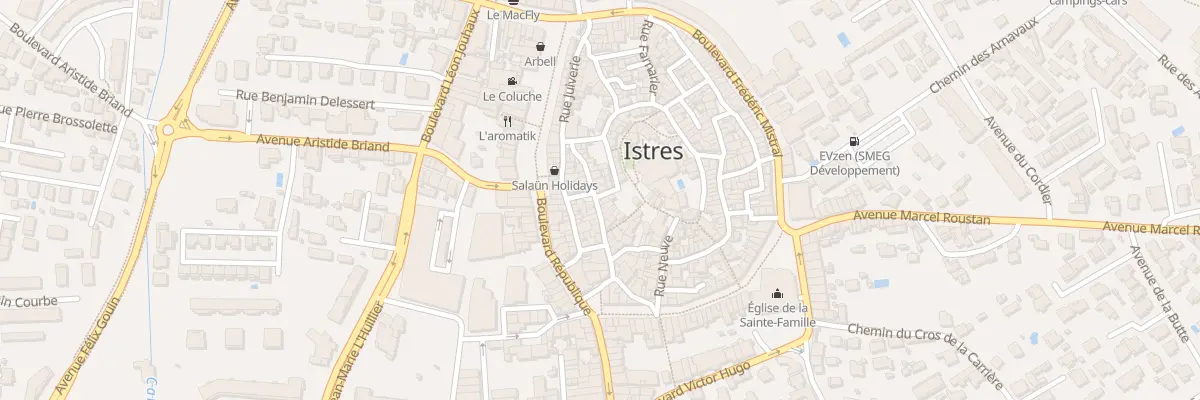Plan du 20 Rue Justin Beaucaire à Istres
